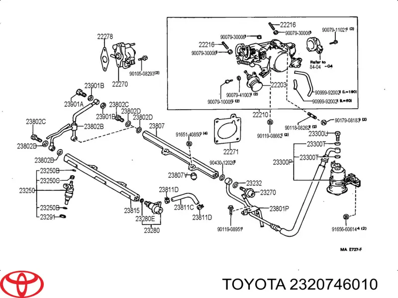 Regulador de pressão de combustível na régua de injectores Toyota 2320746010 preço, a partir de 89,91 USD