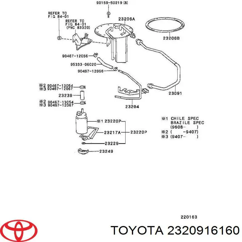 Injetor de injeção de combustível Toyota 2320916160 preço, a partir de 307,20 USD