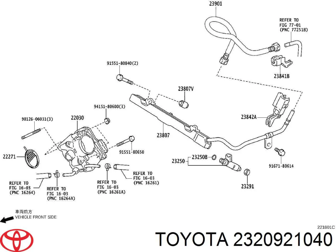 Injetor de injeção de combustível Toyota 2320921040 preço, a partir de 67,41 USD