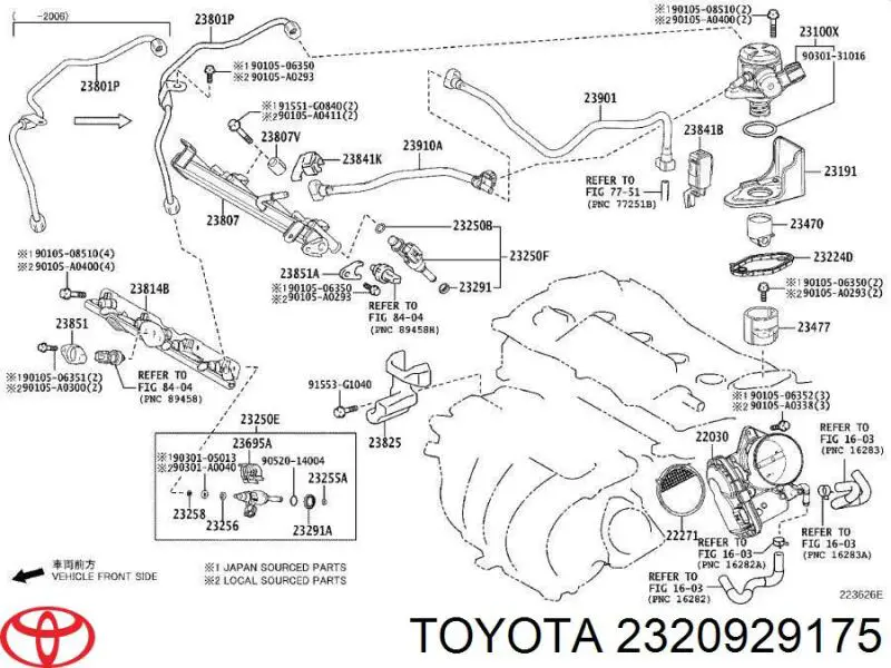 Injetor de injeção de combustível Toyota 2320929175 preço, a partir de 226,91 USD