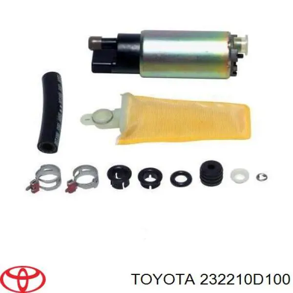 Elemento de turbina da bomba de combustível Toyota 232210D100 preço, a partir de 45,98 USD