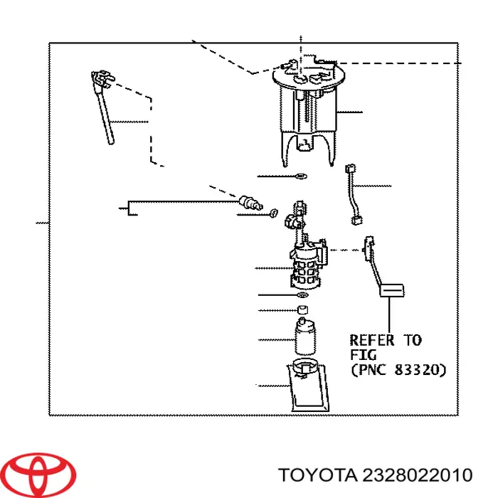 Regulador de pressão de combustível de módulo da bomba de combustível no tanque Toyota 2328022010 preço, a partir de 41,73 USD