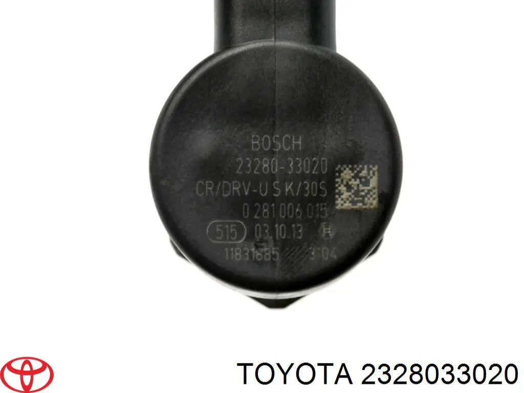 Válvula de regulação de pressão (válvula de redução da Bomba de Combustível de Pressão Alta) Common-Rail-System 281006015 Bosch