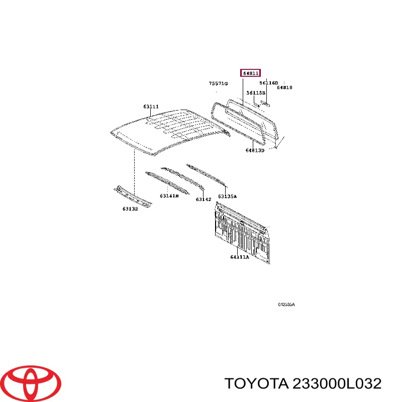 Filtro de combustível Toyota 233000L032 preço, a partir de 15,45 USD