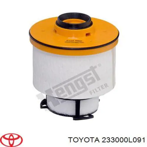 Filtro de combustível Toyota 233000L091 preço, a partir de 10,31 USD