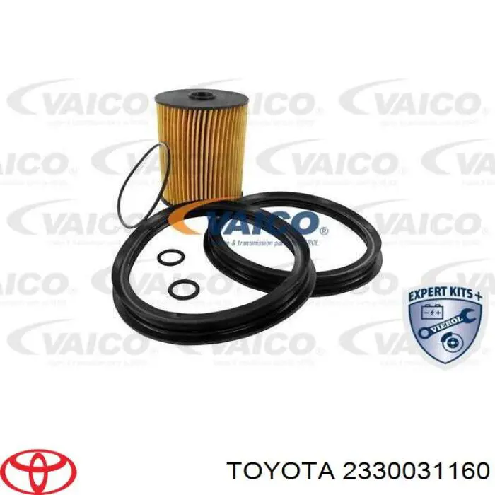 Filtro de combustível Toyota 2330031160 preço, a partir de 11,25 USD