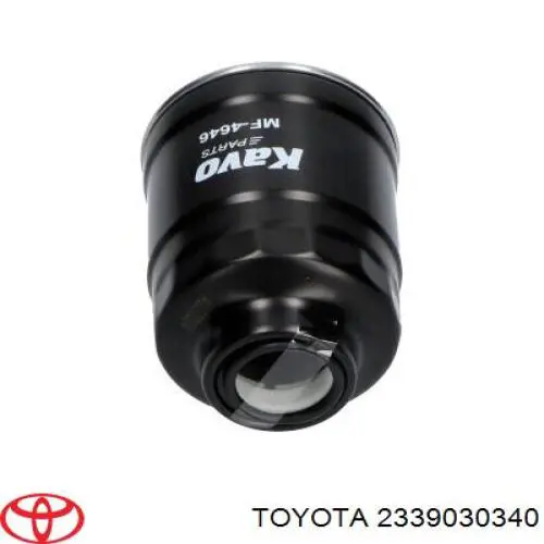 Filtro de combustível Toyota 2339030340 preço, a partir de 17,34 USD