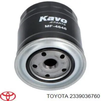 Filtro de combustível 2339036760 Toyota