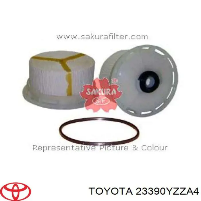 Filtro de combustível Toyota 23390YZZA4 preço, a partir de 11,22 USD