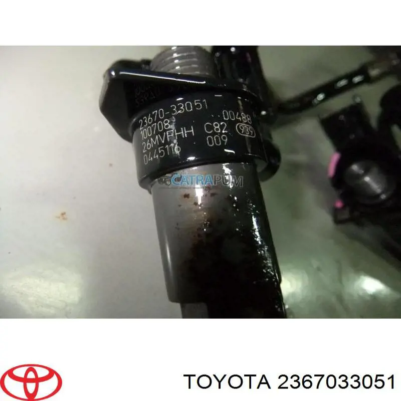 2367033051 Toyota Injetor de injeção de combustível