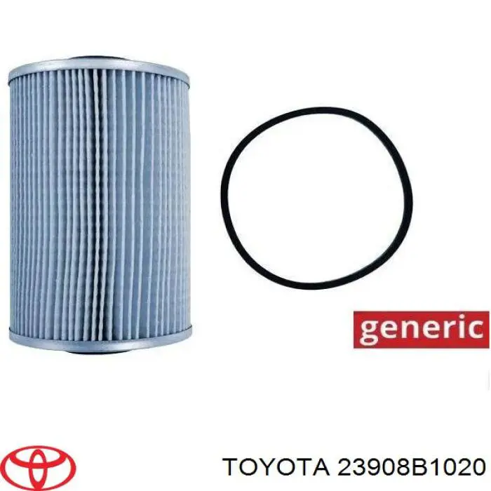 Filtro de combustível Toyota 23908B1020 preço, a partir de 43,68 USD