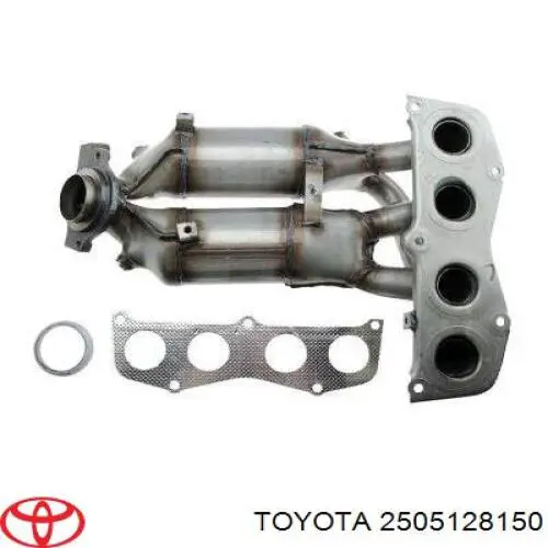Convertidor - catalisador Toyota 2505128150 preço, a partir de 890,07 USD