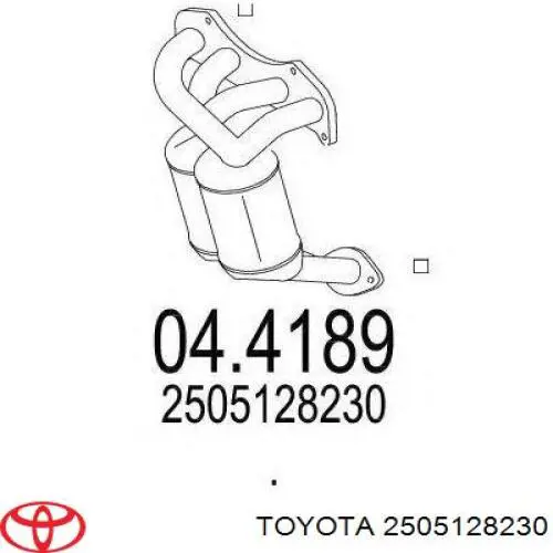 Compre 2505128230 Toyota Convertidor - catalisador