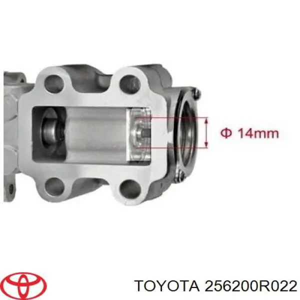 Compre 256200R022 Toyota Válvula EGR de recirculação dos gases