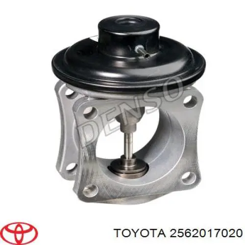 2562017020 Toyota Válvula EGR de recirculação dos gases