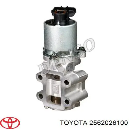 2562026102 Toyota Válvula EGR de recirculação dos gases