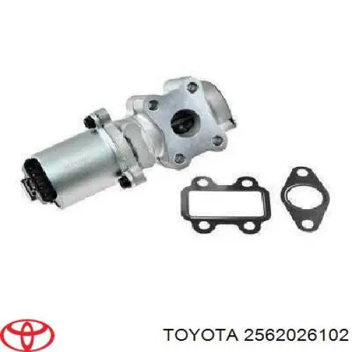 Compre 2562026102 Toyota Válvula EGR de recirculação dos gases