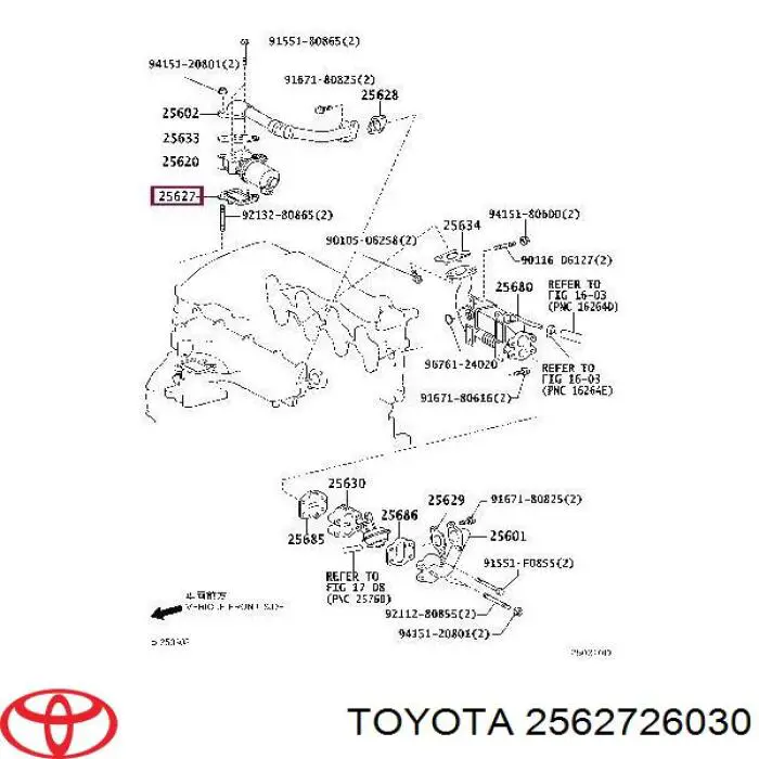  Toyota 2562726030 preço, a partir de 7,29 USD