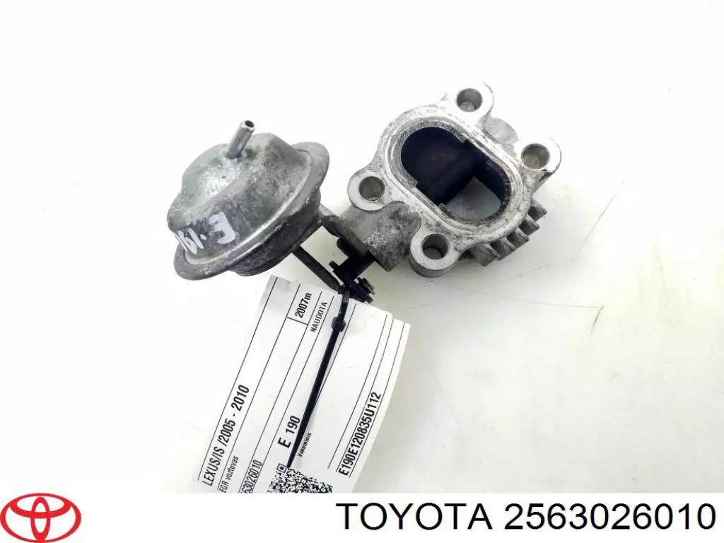 2563026010 Toyota Válvula EGR de recirculação dos gases