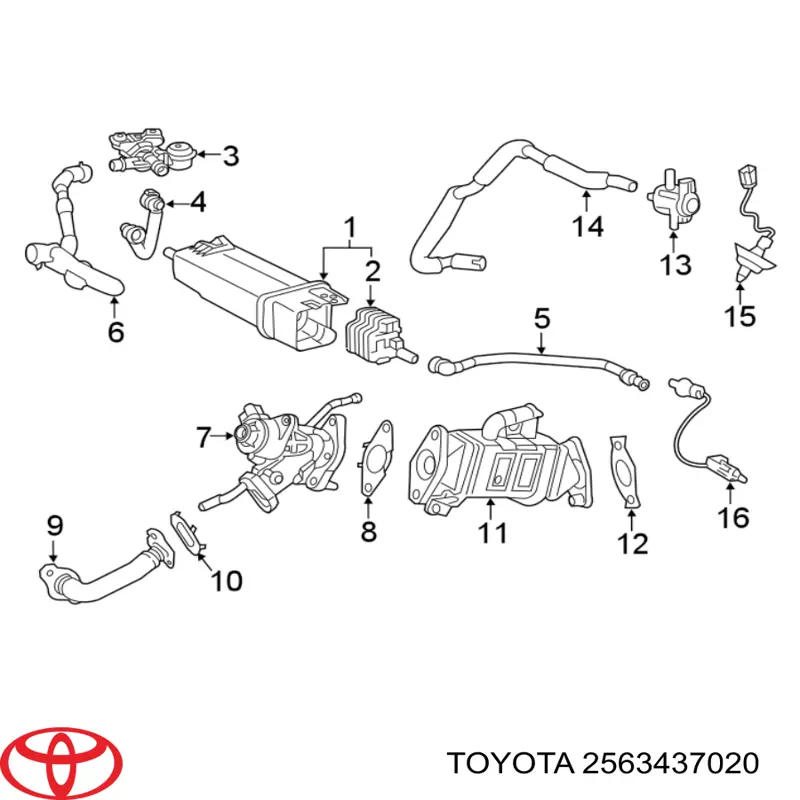 2563437020 Toyota 
