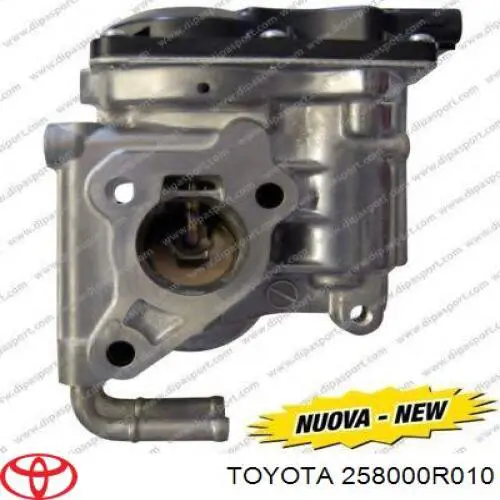 258000R010 Toyota Válvula EGR de recirculação dos gases