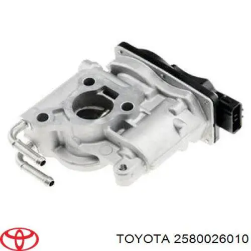 2580026010 Toyota Válvula EGR de recirculação dos gases