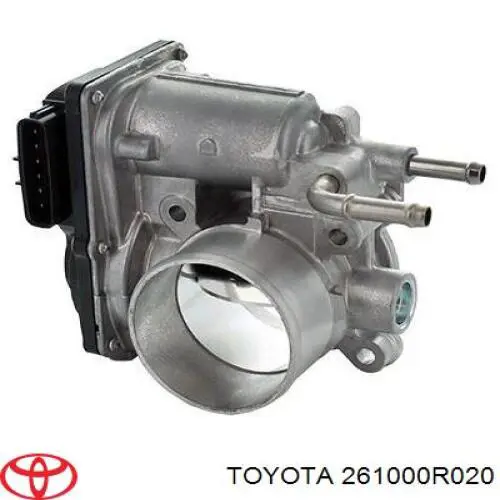 261000R020 Toyota Válvula de borboleta montada