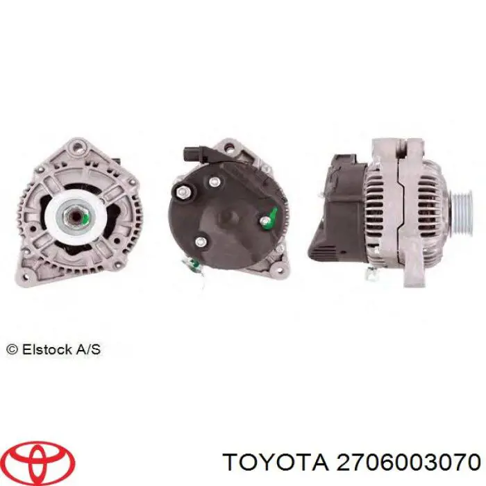 Gerador Toyota 2706003070 preço, a partir de 177,36 USD