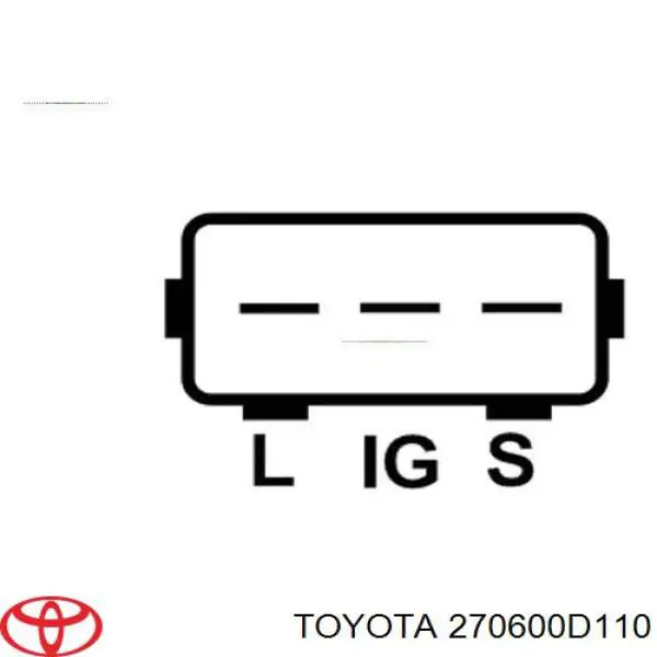 Compre 270600D110 Toyota Gerador