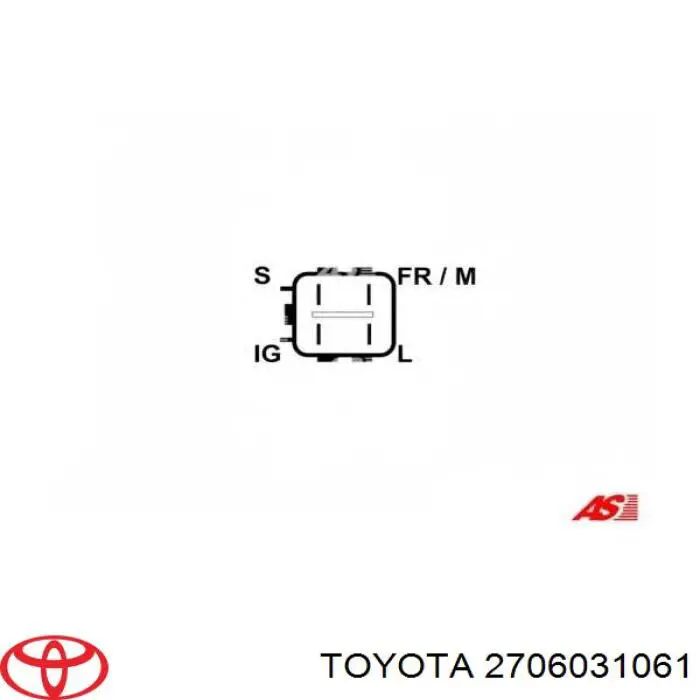 Gerador Toyota 2706031062 preço, a partir de 240,09 USD