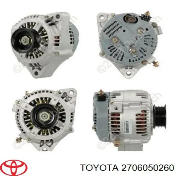 Gerador Toyota 2706050260 preço, a partir de 651,04 USD