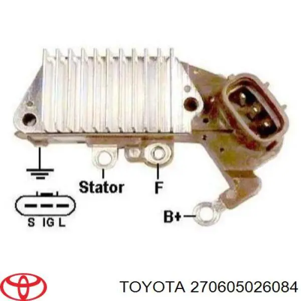 Gerador 2706050260 Toyota