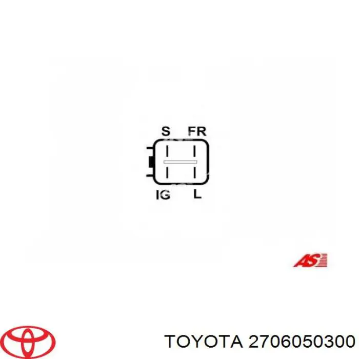 Gerador Toyota 2706050300 preço, a partir de 340,52 USD