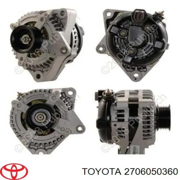 Gerador Toyota 2706050360 preço, a partir de 238,43 USD