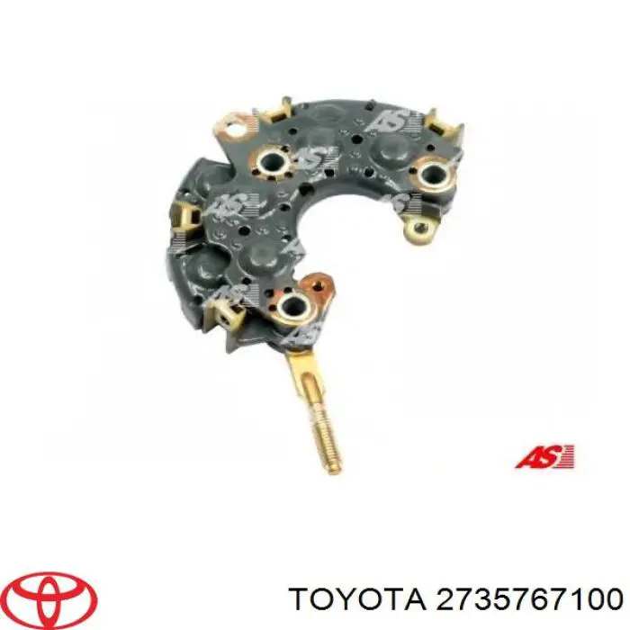 Eixo de diodos do gerador Toyota 2735767100 preço, a partir de 33,55 USD