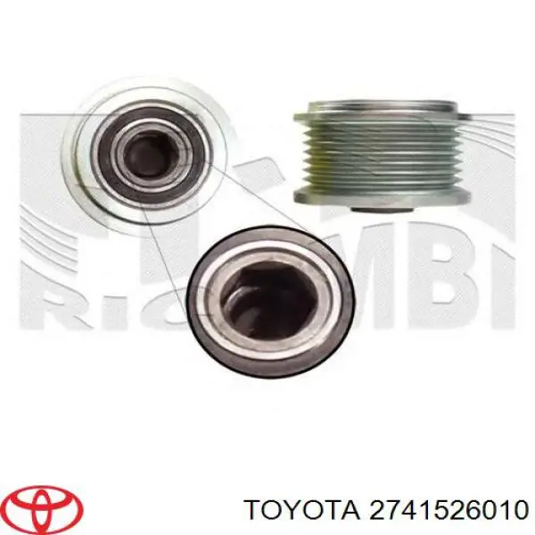 Polia do gerador Toyota 2741526010 preço, a partir de 44,28 USD