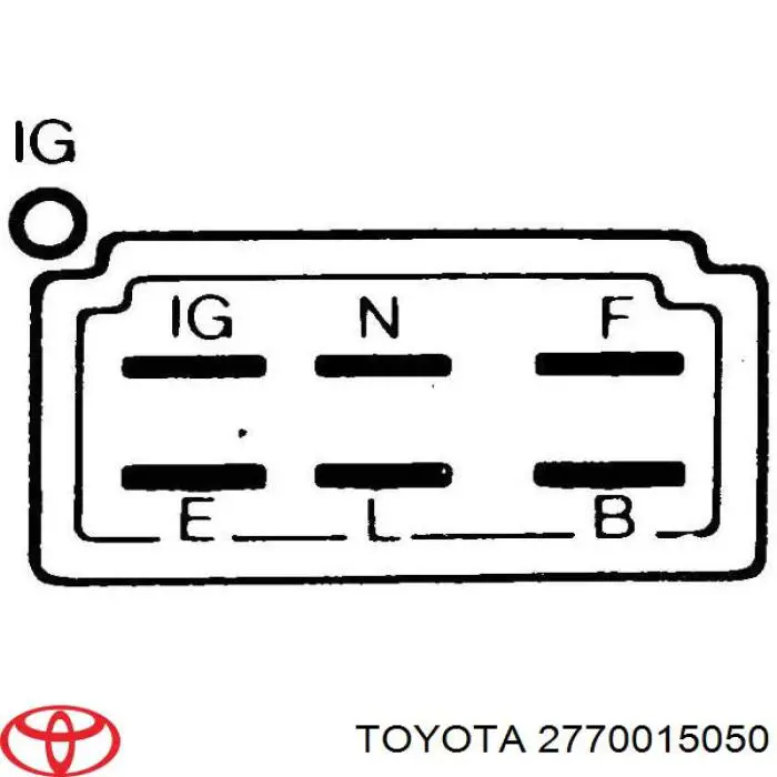 Relê-regulador do gerador (relê de carregamento) Toyota 2770015040 preço, a partir de 49,00 USD