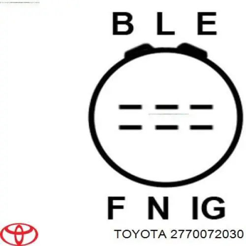 Relê-regulador do gerador (relê de carregamento) Toyota 2770072030 preço, a partir de 188,87 USD