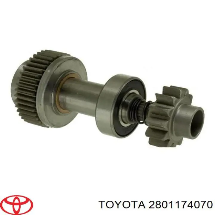 2801174070 Toyota Roda-livre do motor de arranco