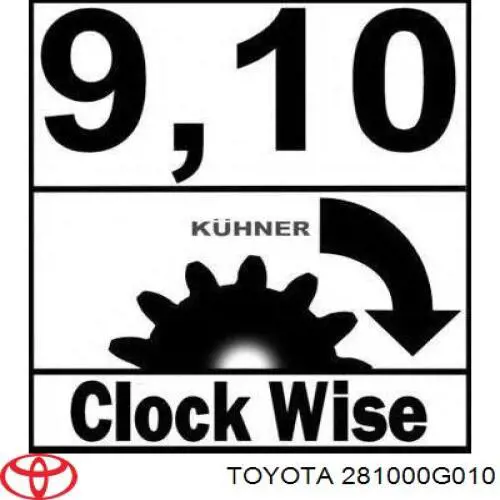 Compre 281000G010 Toyota Motor de arranco