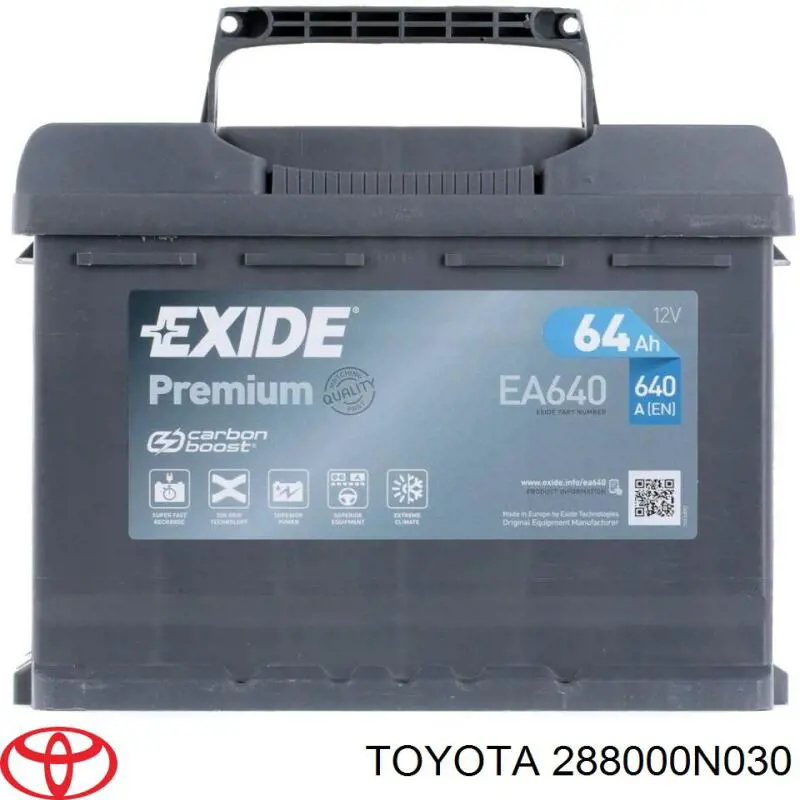 Bateria recarregável (PILHA) Toyota 288000N030 preço, a partir de 906,54 USD