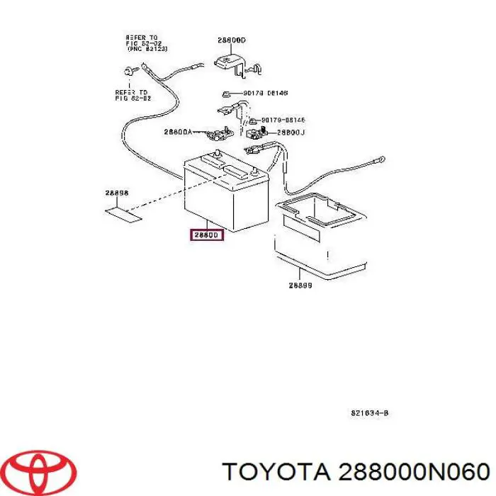 Compre 288000N060 Toyota Bateria recarregável (PILHA)