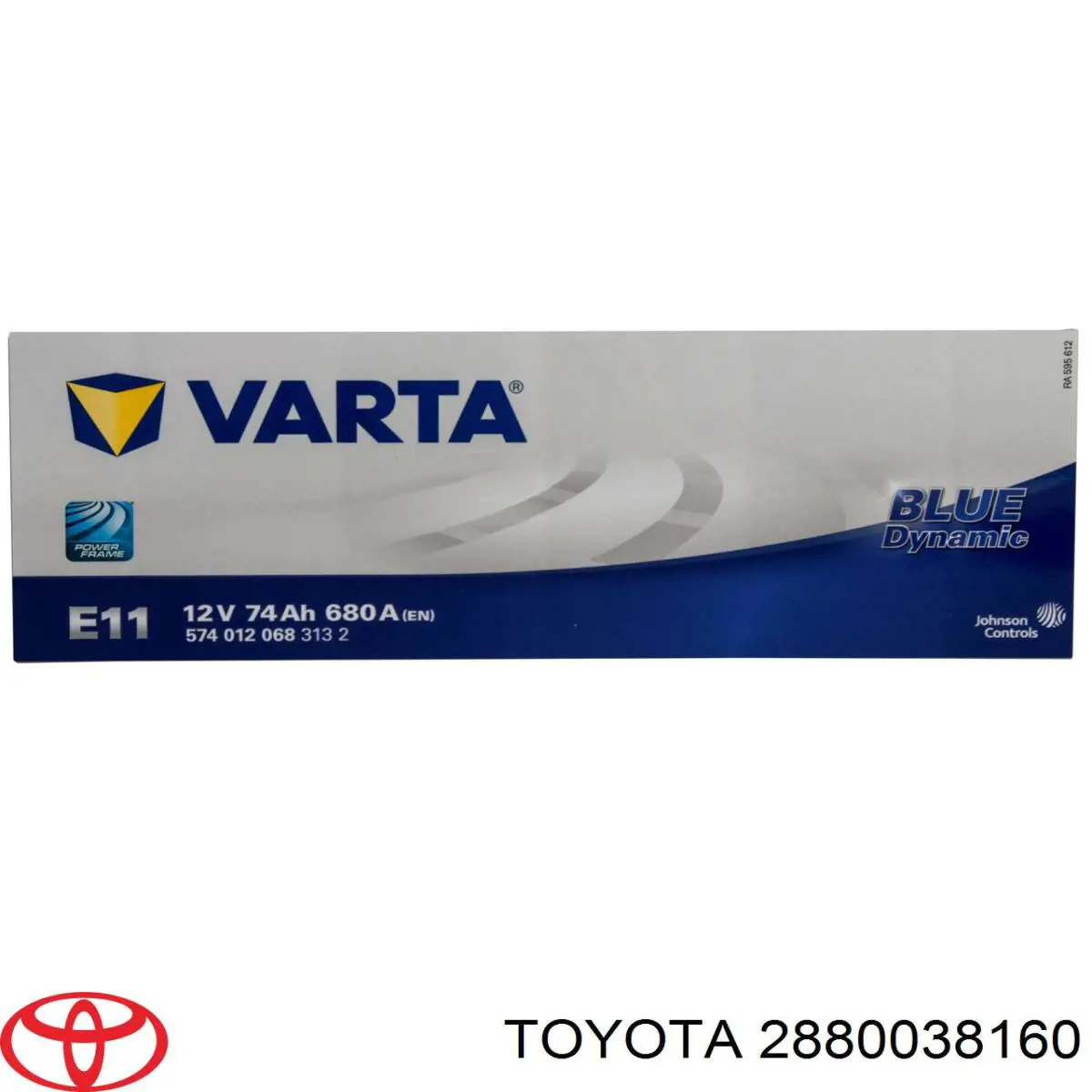 Compre 2880038160 Toyota Bateria recarregável (PILHA)
