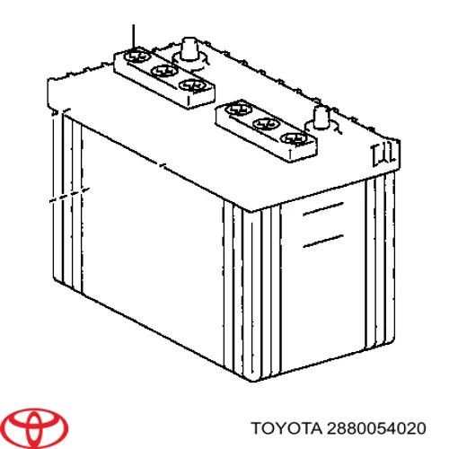 Bateria recarregável (PILHA) Toyota 2880054020 preço, a partir de 138,07 USD