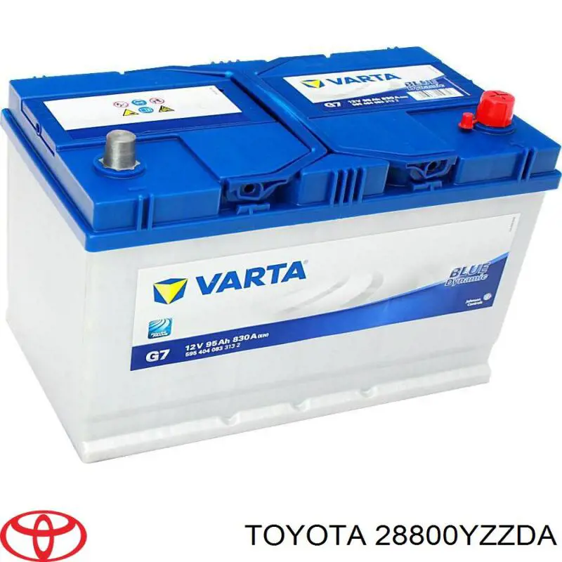 28800YZZDA Toyota Bateria recarregável (PILHA)