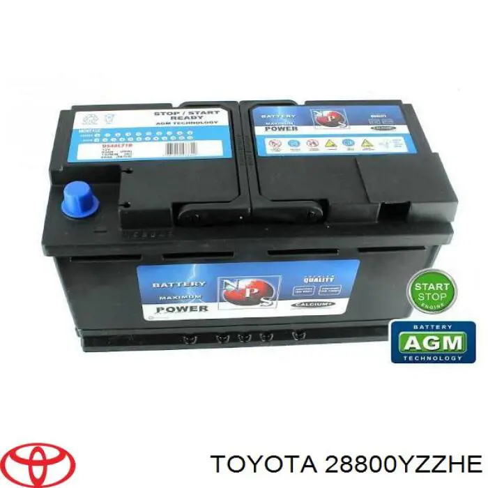 Bateria recarregável (PILHA) 28800YZZHE Toyota