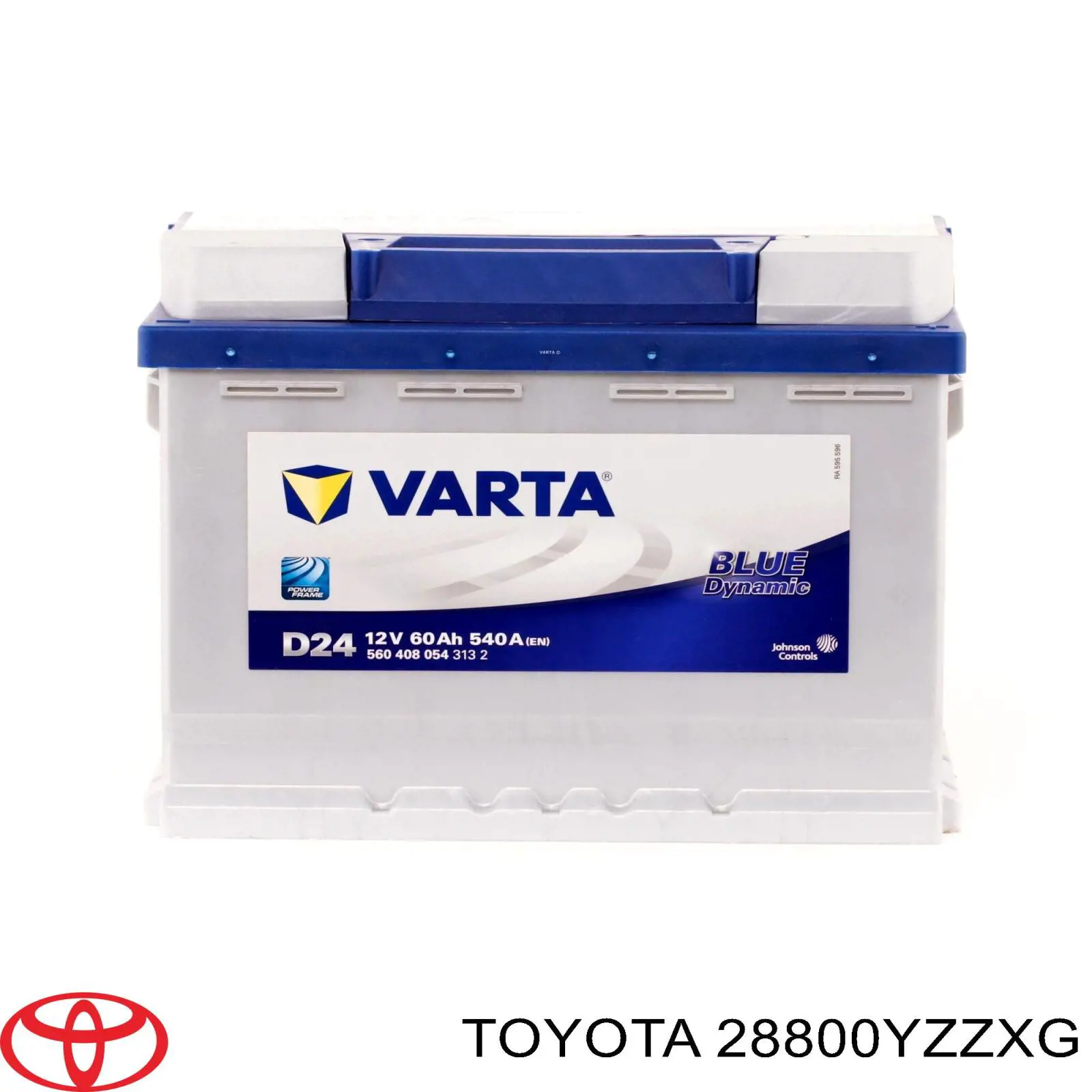 Bateria recarregável (PILHA) 28800YZZXG Toyota