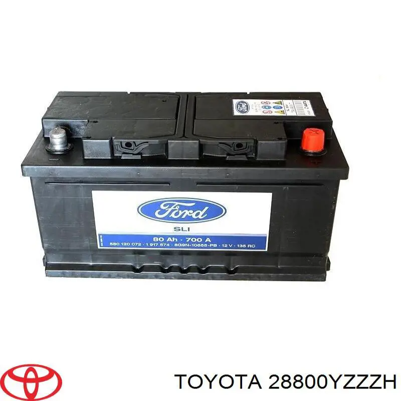 Bateria recarregável (PILHA) 28800YZZZH Toyota