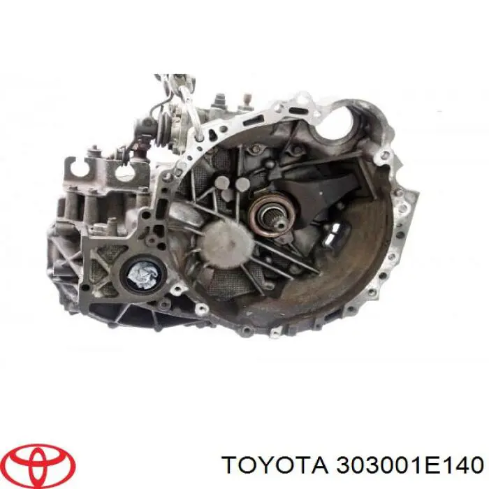 303001E140 Toyota Caixa de Mudança montada (caixa mecânica de velocidades)