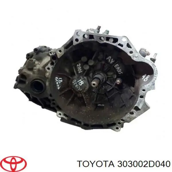 303002D040 Toyota Caixa de Mudança montada (caixa mecânica de velocidades)